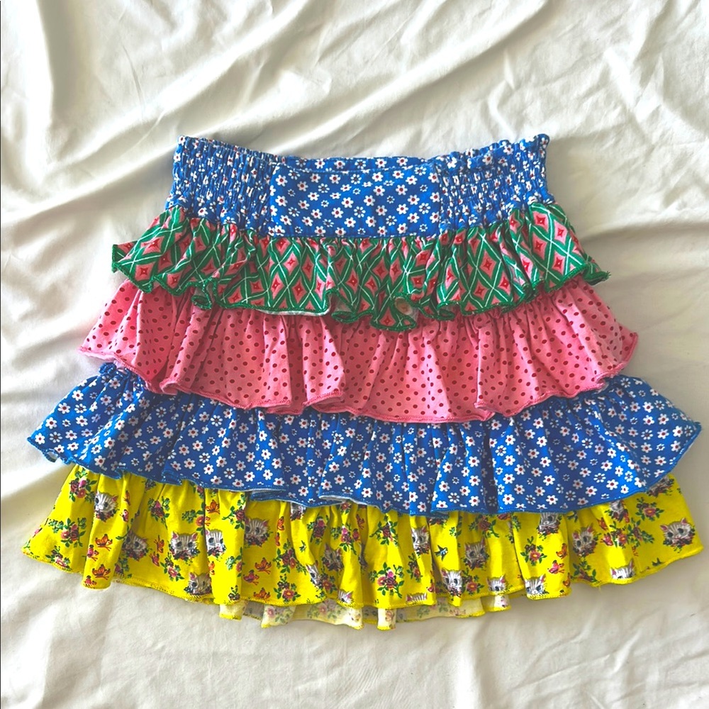 Mim-Pi Ruffled Tiered Skirt, Size 6Y.